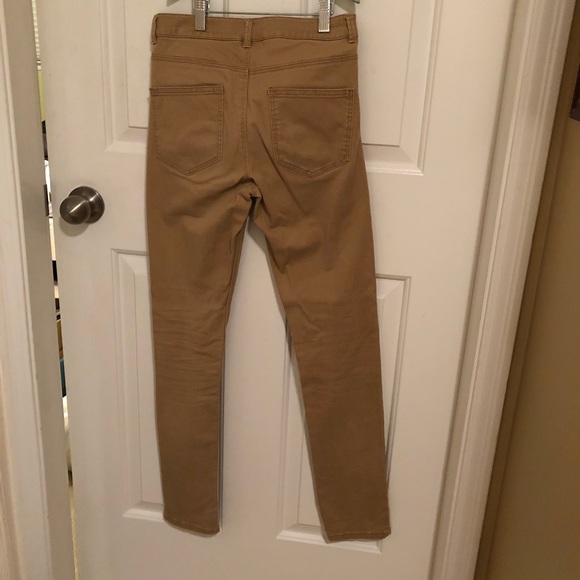Khaki coloured H&M skinny jeans, youth size 13. - Picture 2 of 2